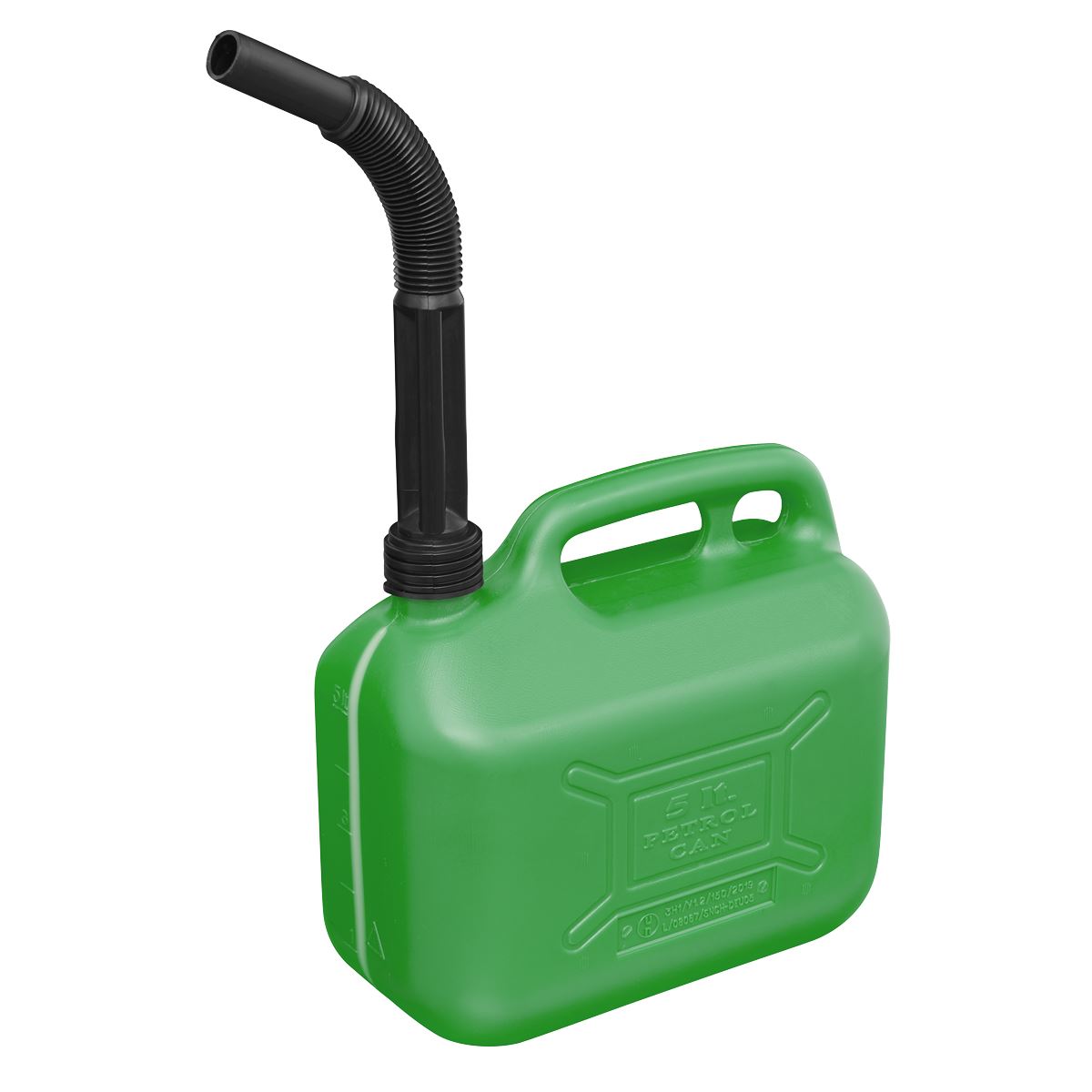 Sealey JC5G Fuel Can 5L - Green Sealey