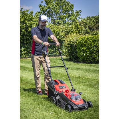Sealey CP40VLMKIT Cordless Lawn Mower Kit 40V 4Ah SV20 Series 40cm Sealey