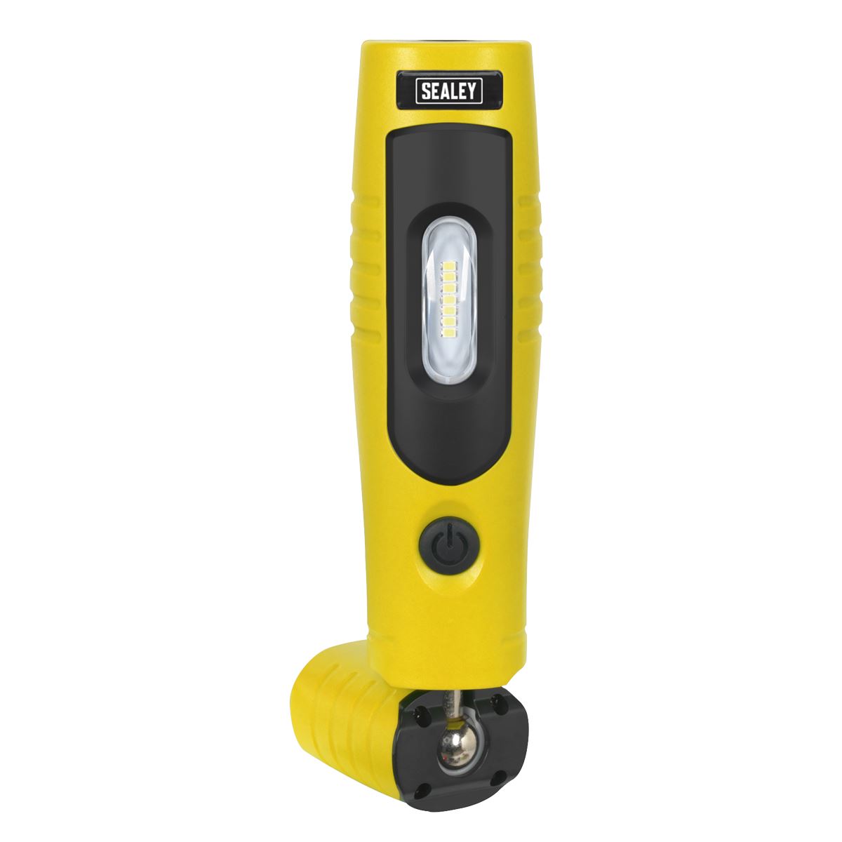 Sealey LED3602Y Rechargeable 360° Inspection Light 4W & 3W SMD LED Yellow Lithium-ion Sealey