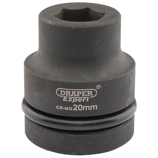 Draper 05101 Expert HI-TORQ® 6 Point Impact Socket 1" Sq. Dr. 20mm Draper