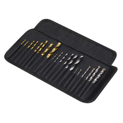 Sealey AK4720 1/4"Hex Shank Assorted Drill Bit Set 20pc Sealey