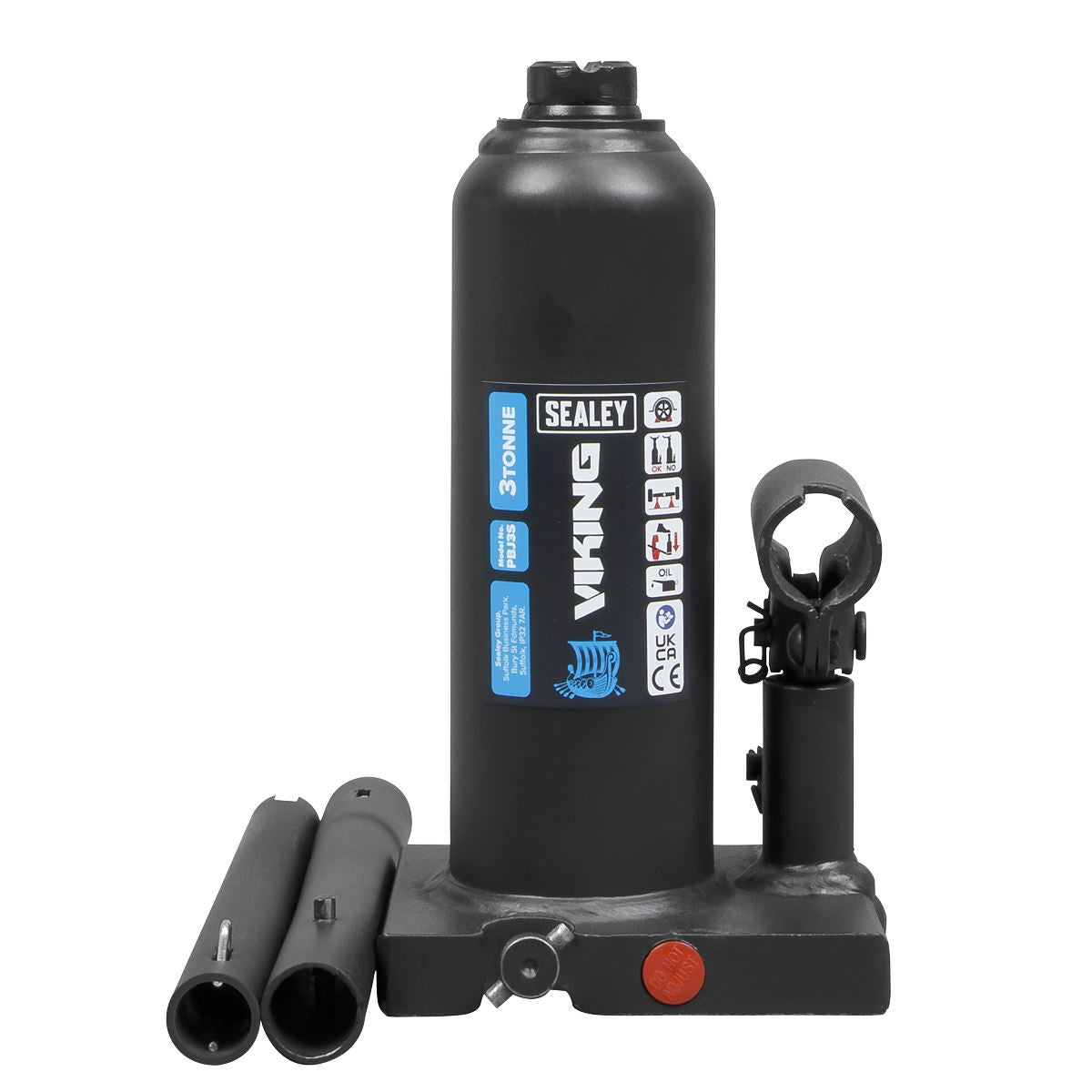 Sealey PBJ3S Viking Bottle Jack 3 Tonne Sealey