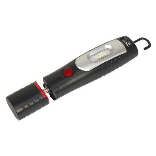 Sealey LED3602 Rechargeable 360° Inspection Light 4W & 3W SMD LED Black Sealey