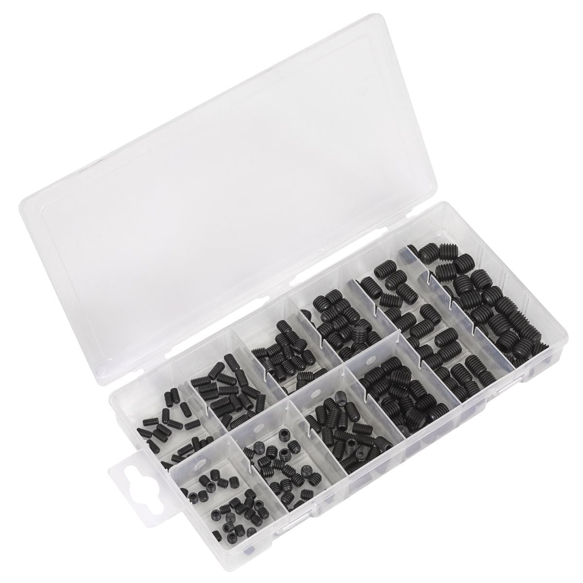 Sealey AB045GS Grub Screw Assortment 250pc DIN 916 M4-M10 Metric Sealey