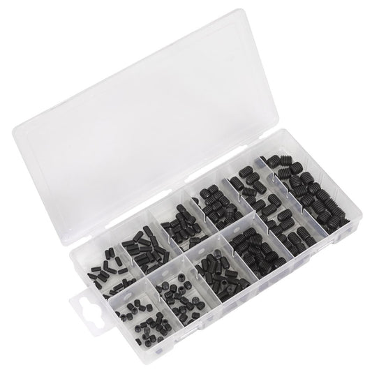 Sealey AB045GS Grub Screw Assortment 250pc DIN 916 M4-M10 Metric Sealey