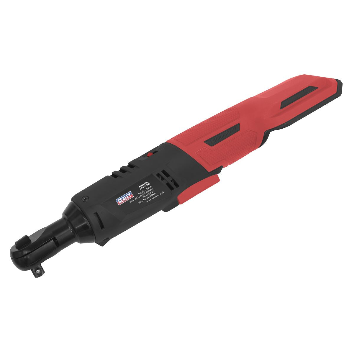 Sealey CP20VRW Ratchet Wrench 20V SV20 Series 3/8"Sq Drive 60Nm - Body Only Sealey