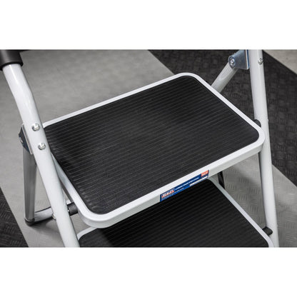 Sealey ASL2 Step Stool 2-Tread 150kg Capacity EN14183 Sealey