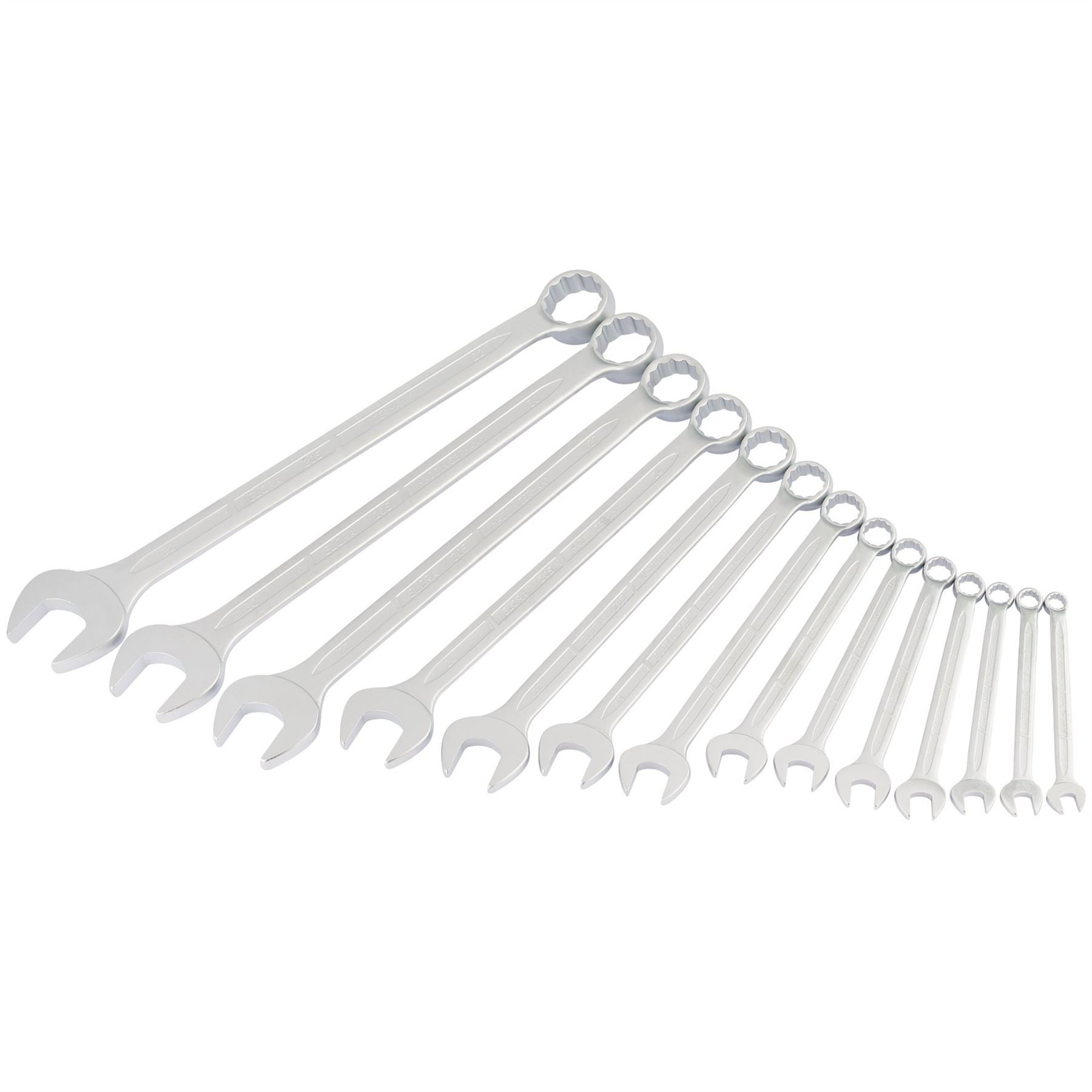 Elora 03107 Long Metric Combination Spanner Set 14 Piece Elora