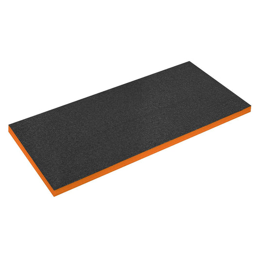 Sealey SF50OR Easy Peel Shadow Foam® Orange/Black 1200 x 550 x 50mm Sealey