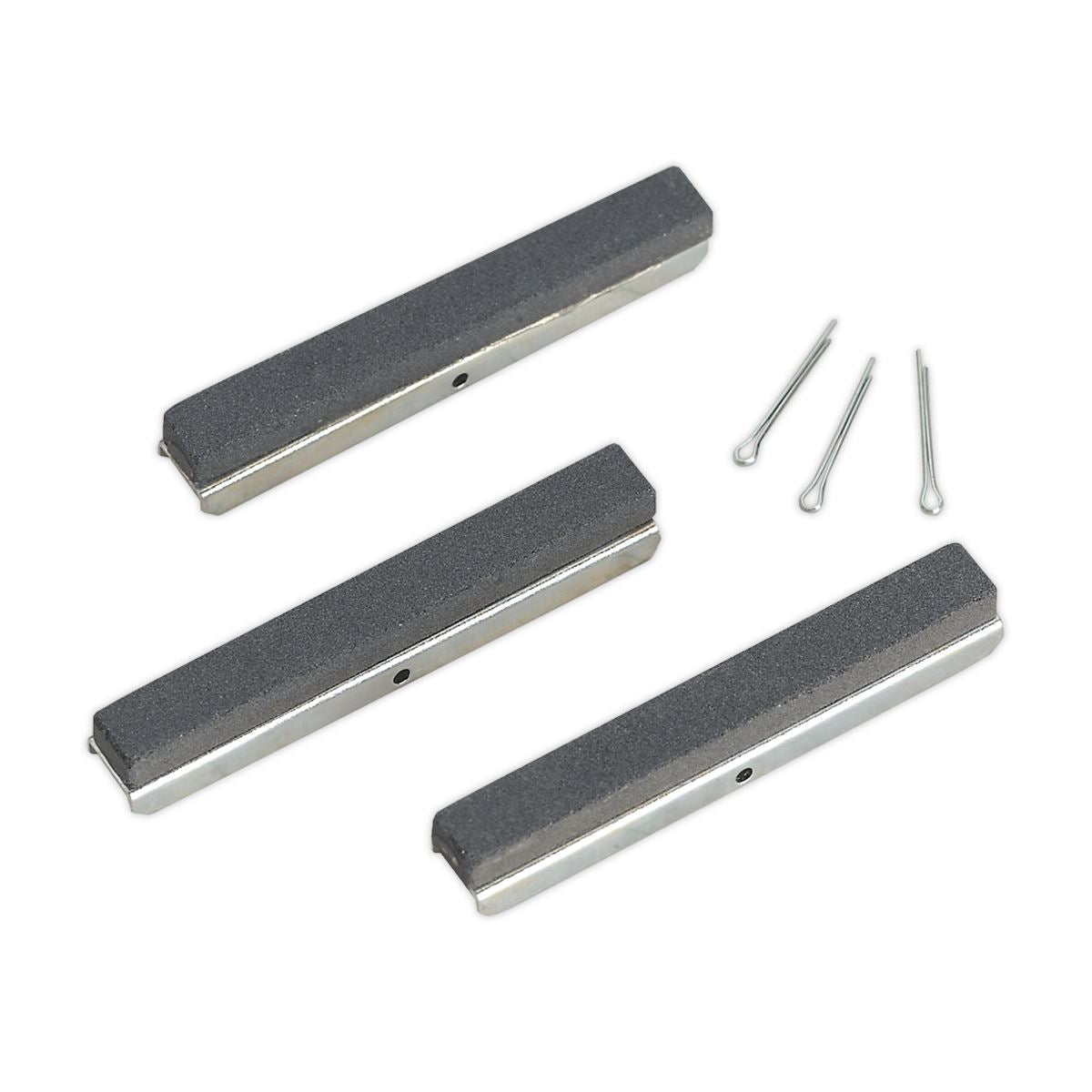 Sealey VS1621 Stone 75mm Medium for VS162 Pack of 3 Sealey