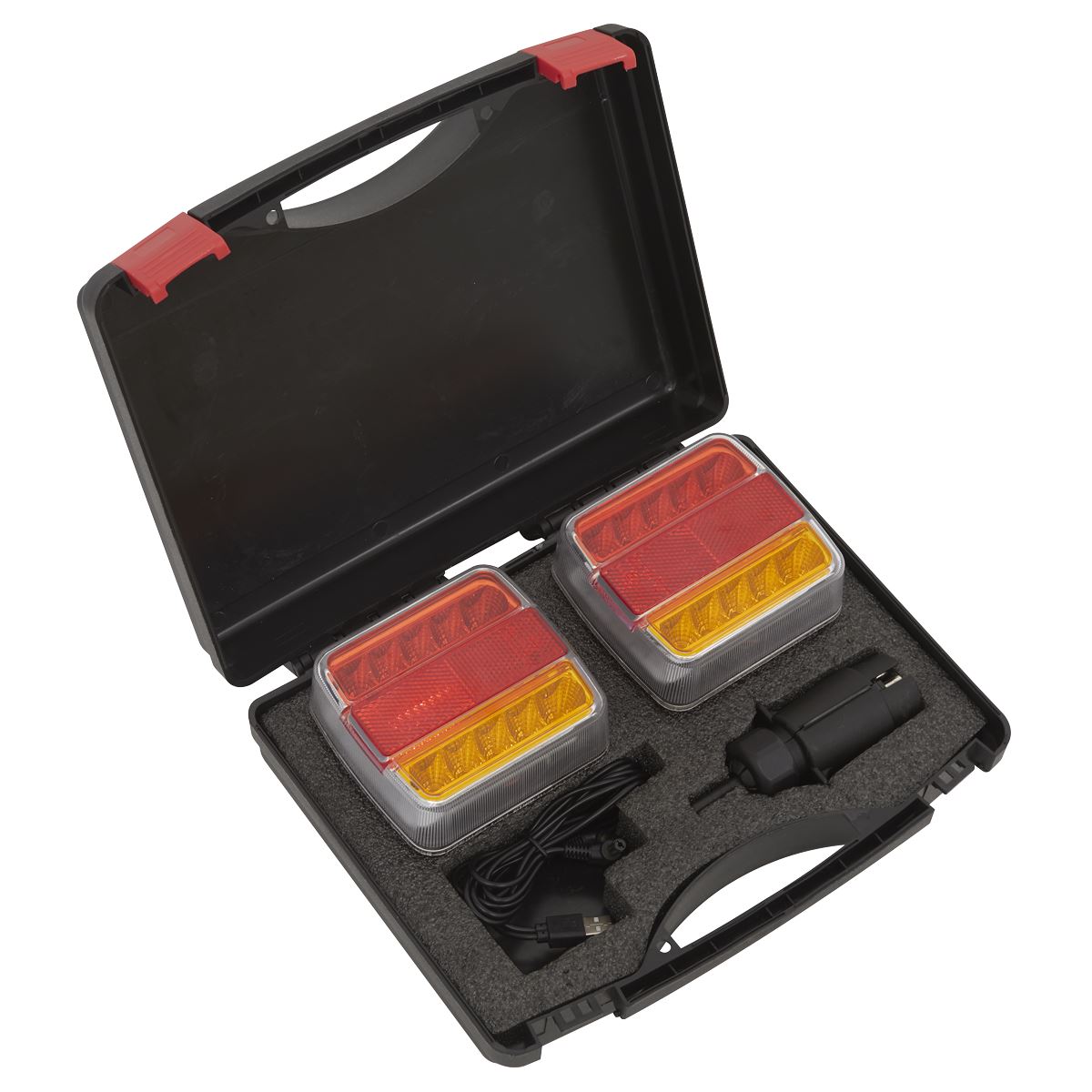 Sealey TB18LEDW Wireless SMD LED Trailer Light Set 2pc Sealey