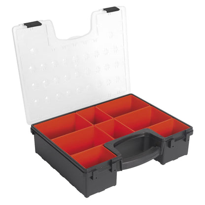 Sealey APAS3R Parts Storage Case with 8 Removable Compartments Sealey