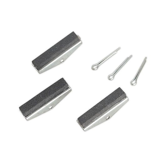 Sealey VS0221 Cylinder Hone Stone Set 3 x 1-1/8" Medium Sealey