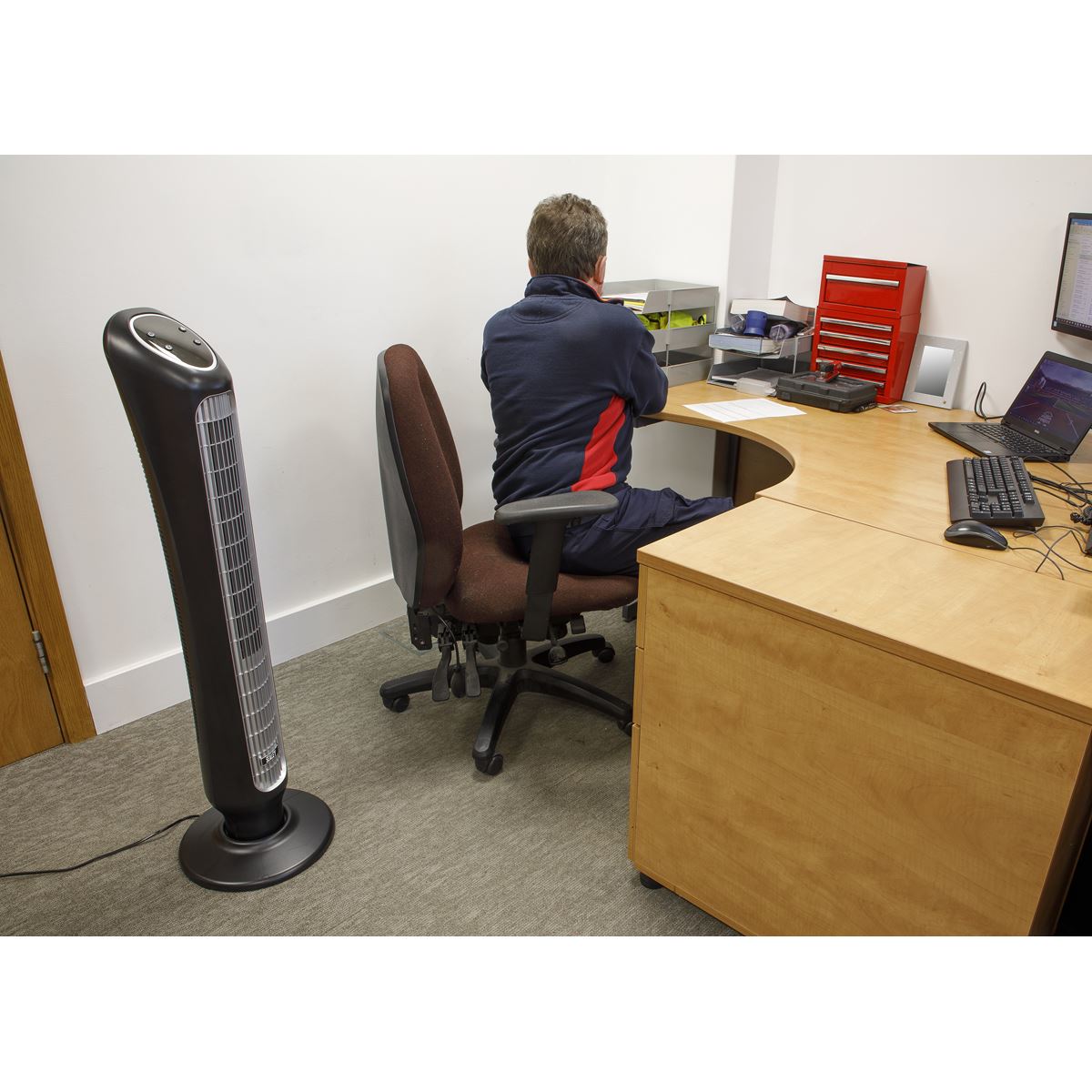 Sealey STF43Q 43" Quiet High Performance Oscillating Tower Fan Sealey