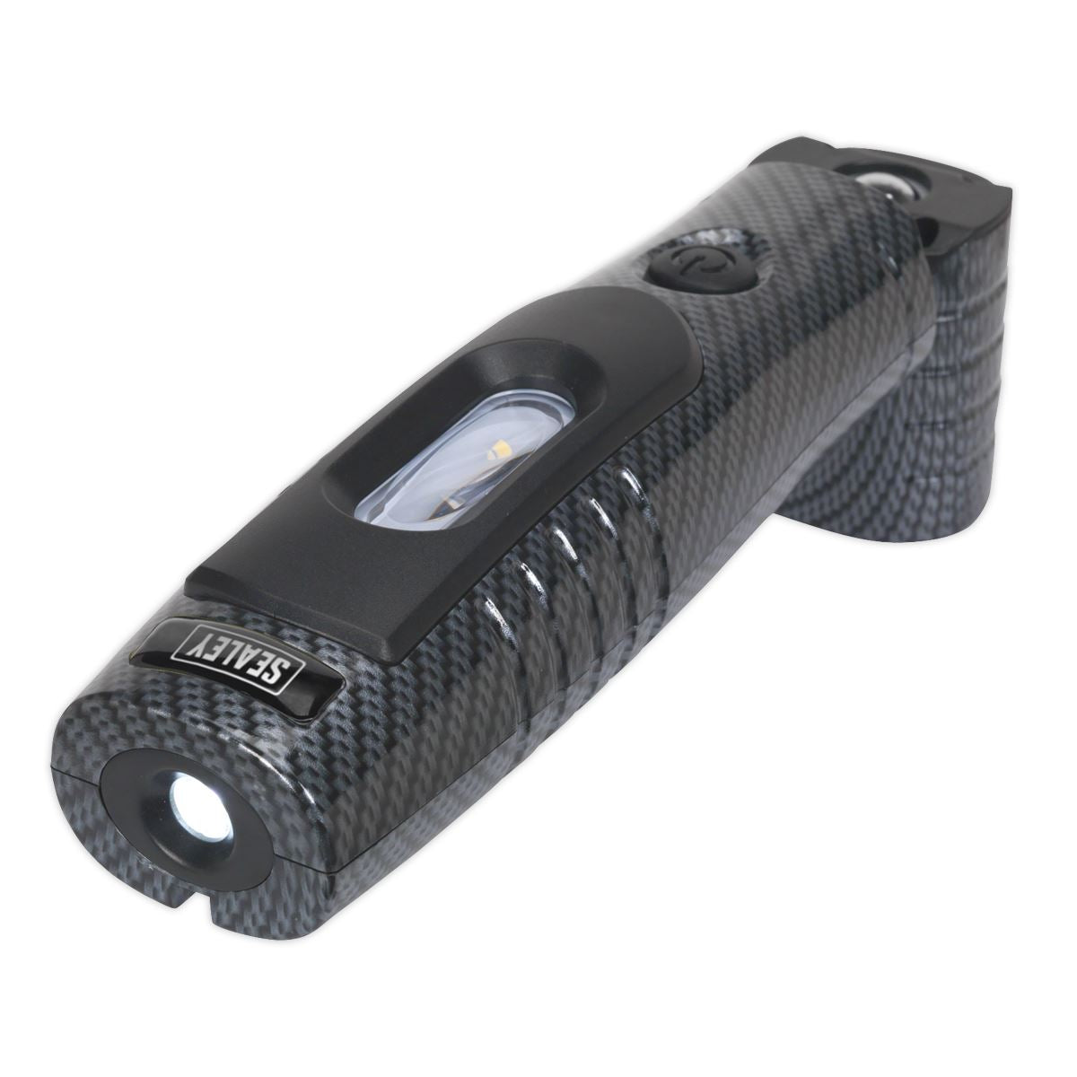 Sealey LED3602CF Rechargeable 360° Inspection Light 4W & 3W SMD LED Carbon Fibre Effect Lithium-ion Sealey