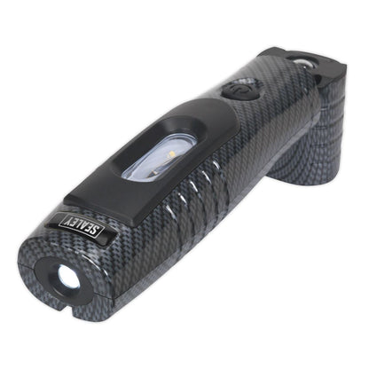 Sealey LED3602CF Rechargeable 360° Inspection Light 4W & 3W SMD LED Carbon Fibre Effect Lithium-ion Sealey