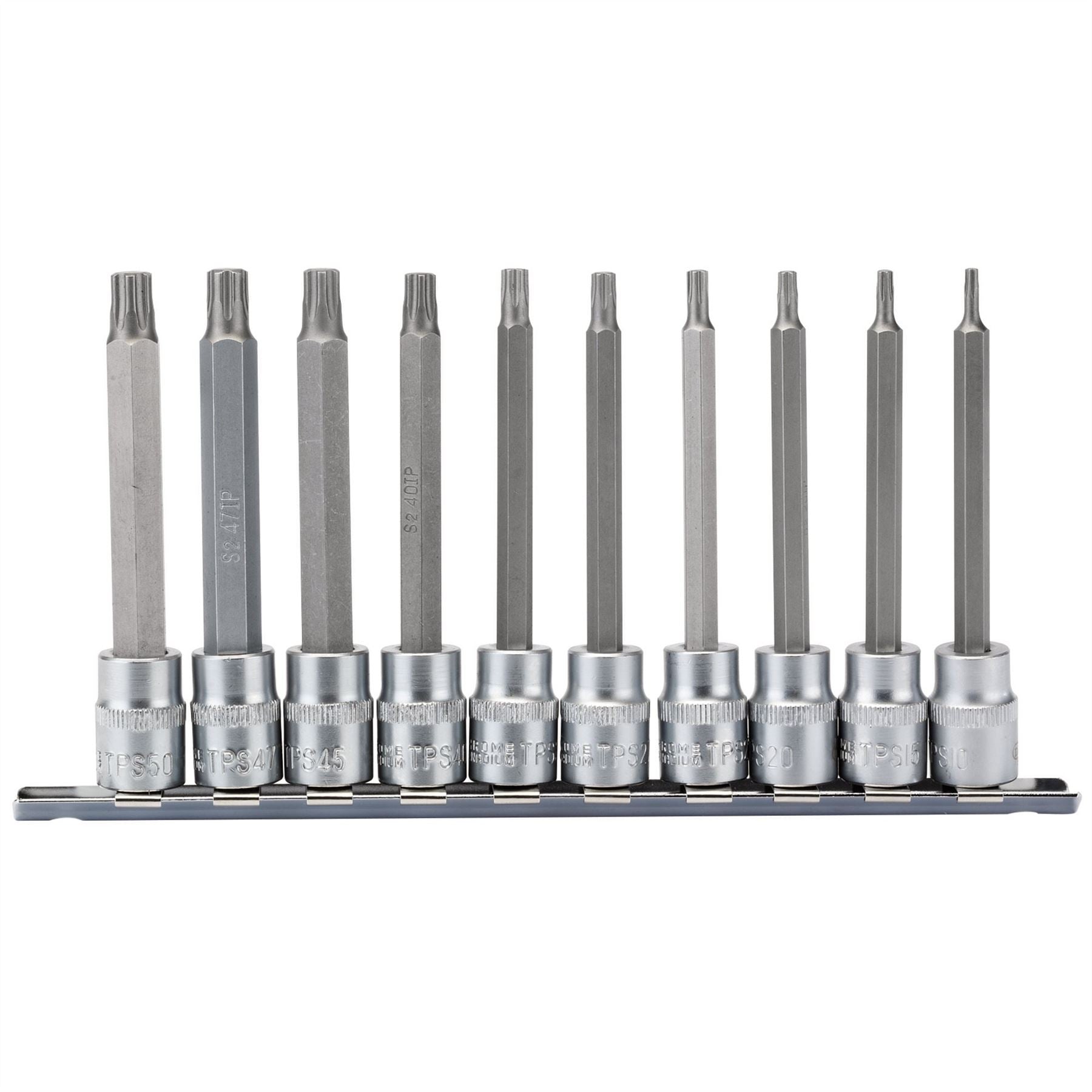 Draper 16340 TX-STAR® Plus Socket Bit Set 3/8" Sq. Dr. 100mm 10 Piece Draper