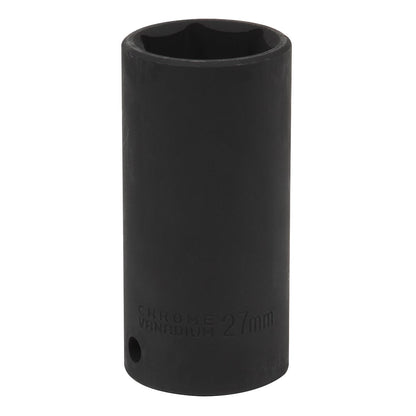 Sealey IS1227D Impact Socket 27mm Deep 1/2"Sq Drive Sealey