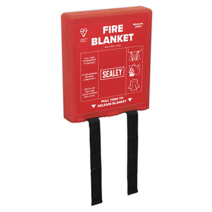 Sealey SFB11 Fire Blanket 1.1 x 1.1m Sealey