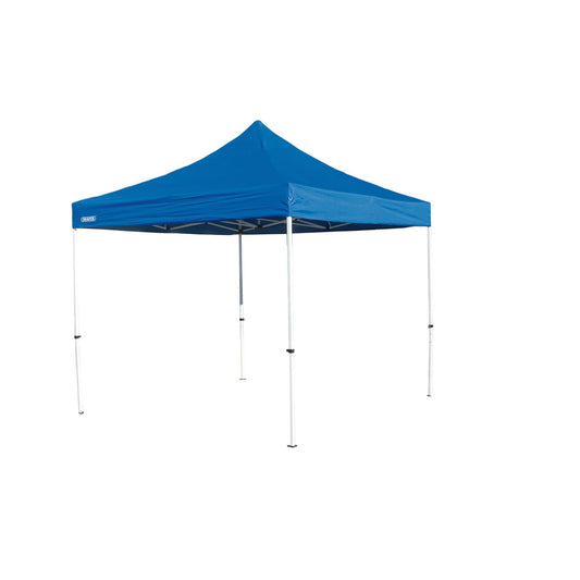 Draper 76942 Folding Gazebo 3 x 3m Blue Draper