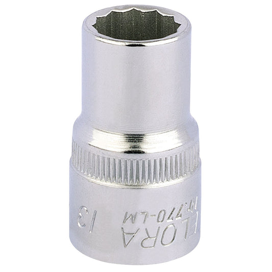 Elora 24583 Bi-Hexagon Socket 1/2" Sq. Dr. 13mm Elora