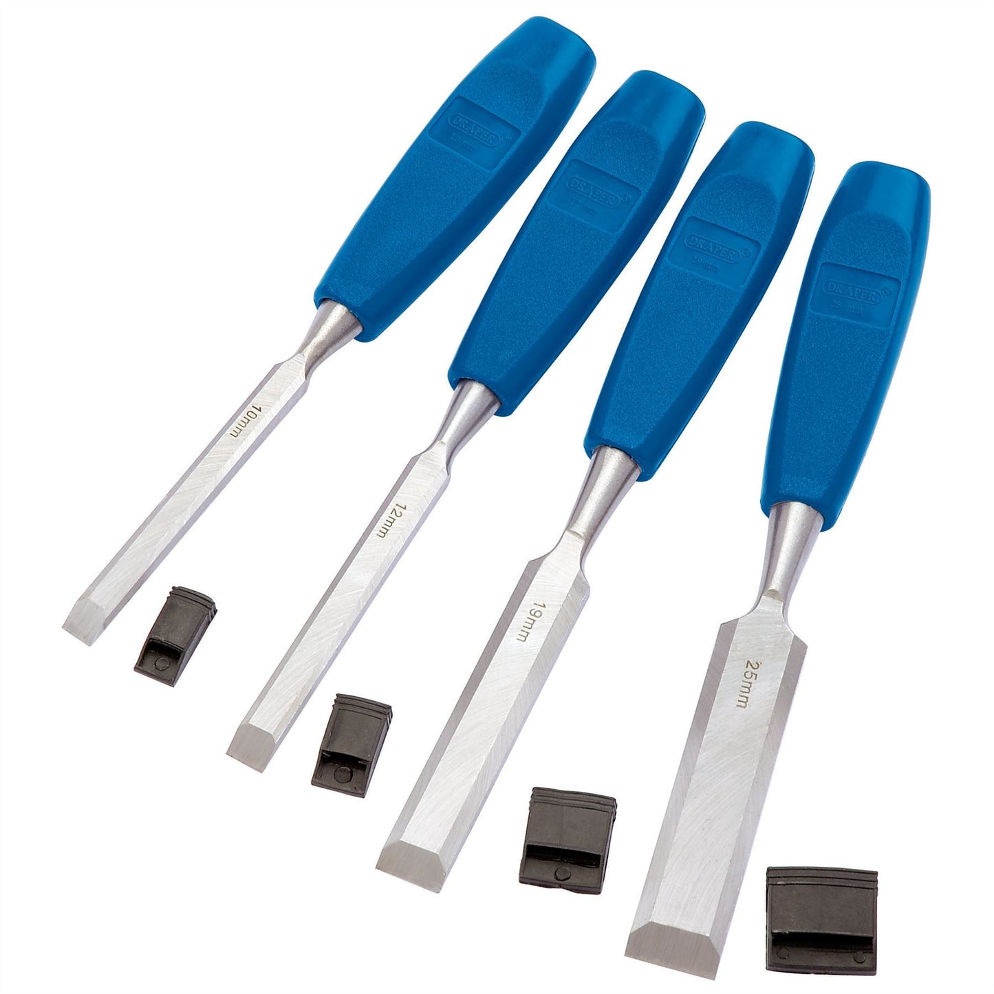 Draper 69619 Bevel Edge Wood Chisel Set 4 Piece Draper