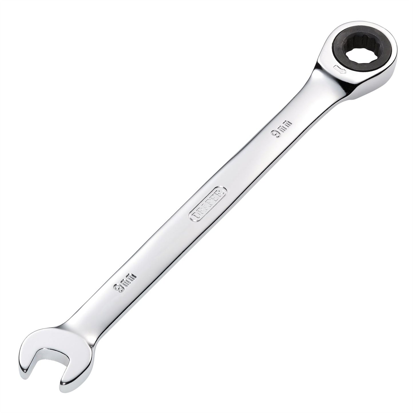 Draper 31006 Metric Ratcheting Combination Spanner 9mm Draper