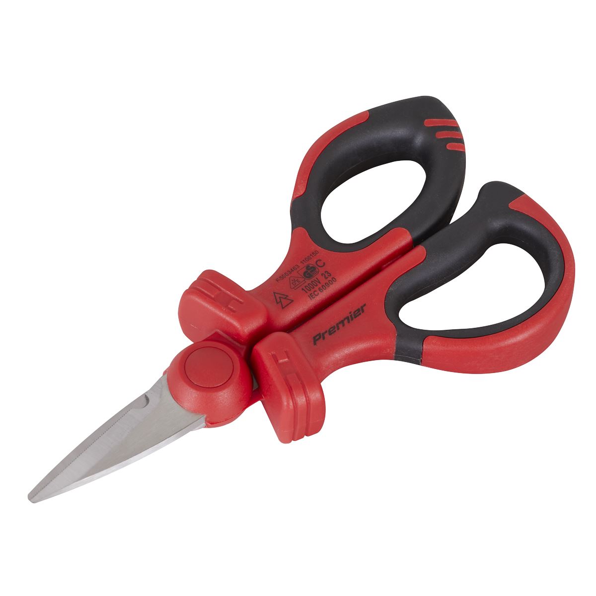 Sealey AK8526 Insulated Scissors - VDE Approved Sealey