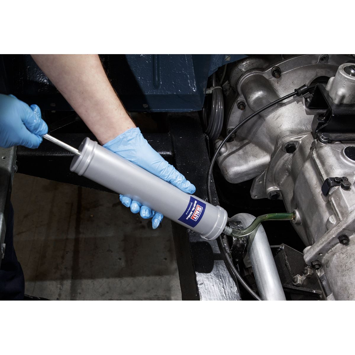 Sealey AK46 Oil Suction Syringe 500ml Metal Body Sealey