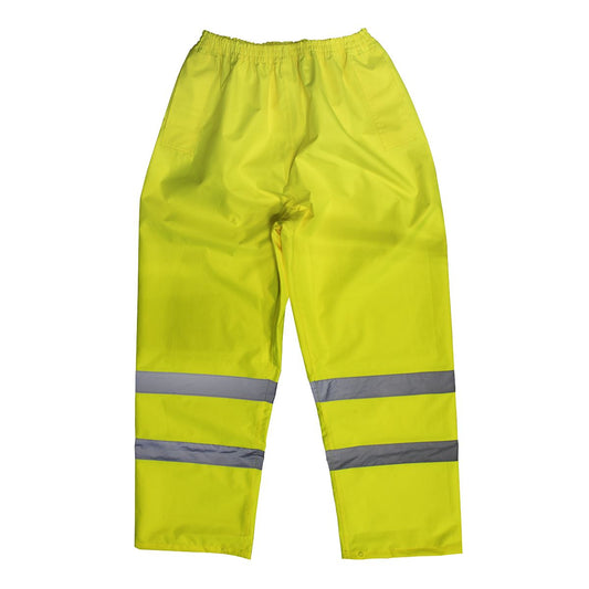 Sealey 807M Hi-Vis Yellow Waterproof Trousers - Medium Sealey