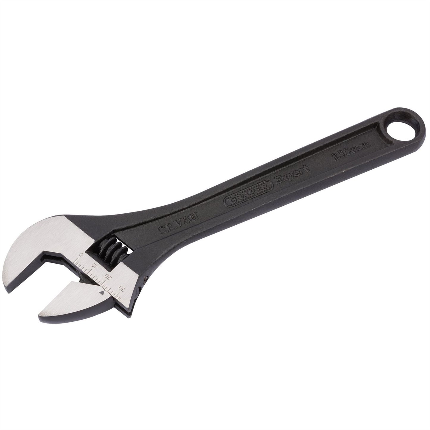 Draper 52681 Expert Crescent-Type Adjustable Wrench with Phosphate Finish 250mm 33mm Draper
