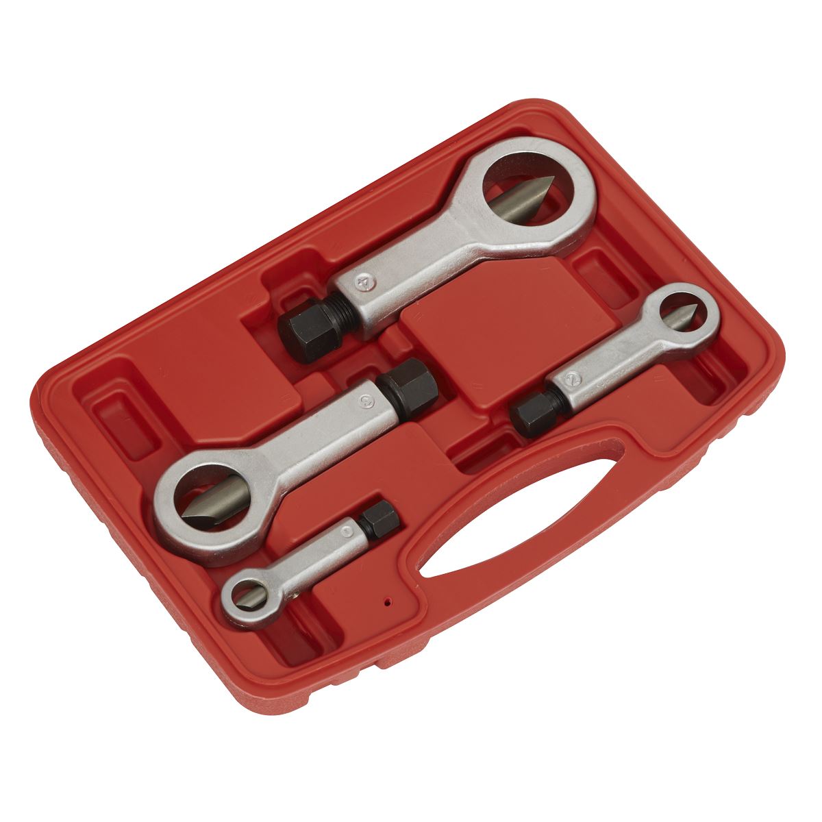 Sealey AK85 Nut Splitter Set 4pc Sealey