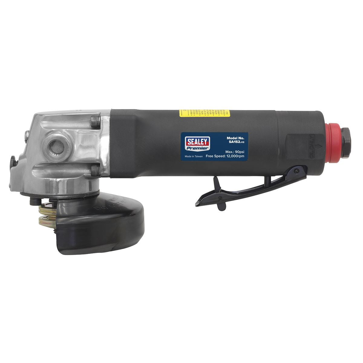 Sealey SA152 Air Angle Grinder Ø100mm Composite Housing Sealey