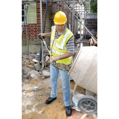 Draper 10904 Carbon Steel Square Mouth Builders Shovel with Hardwood Shaft Draper