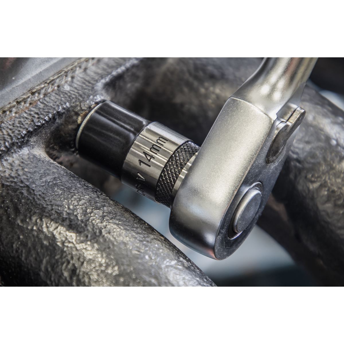 Sealey AK7994 Socket Set 13pc 1/2"Sq Drive Metric - Premier Black Sealey