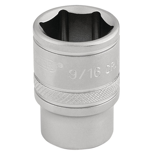 Draper 16571 6 Point Imperial Socket 3/8" Sq. Dr. 9/16" Draper
