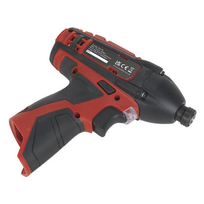 Sealey CP1203 Cordless Impact Driver 1/4"Hex Drive 12V SV12 Series - Body Only Sealey