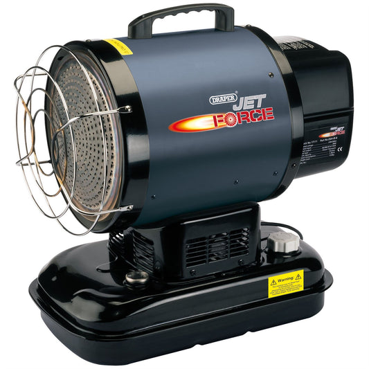 Draper 17111 Jet Force Infrared Diesel and Kerosene Space Heater 60000 BTU/17kW Draper