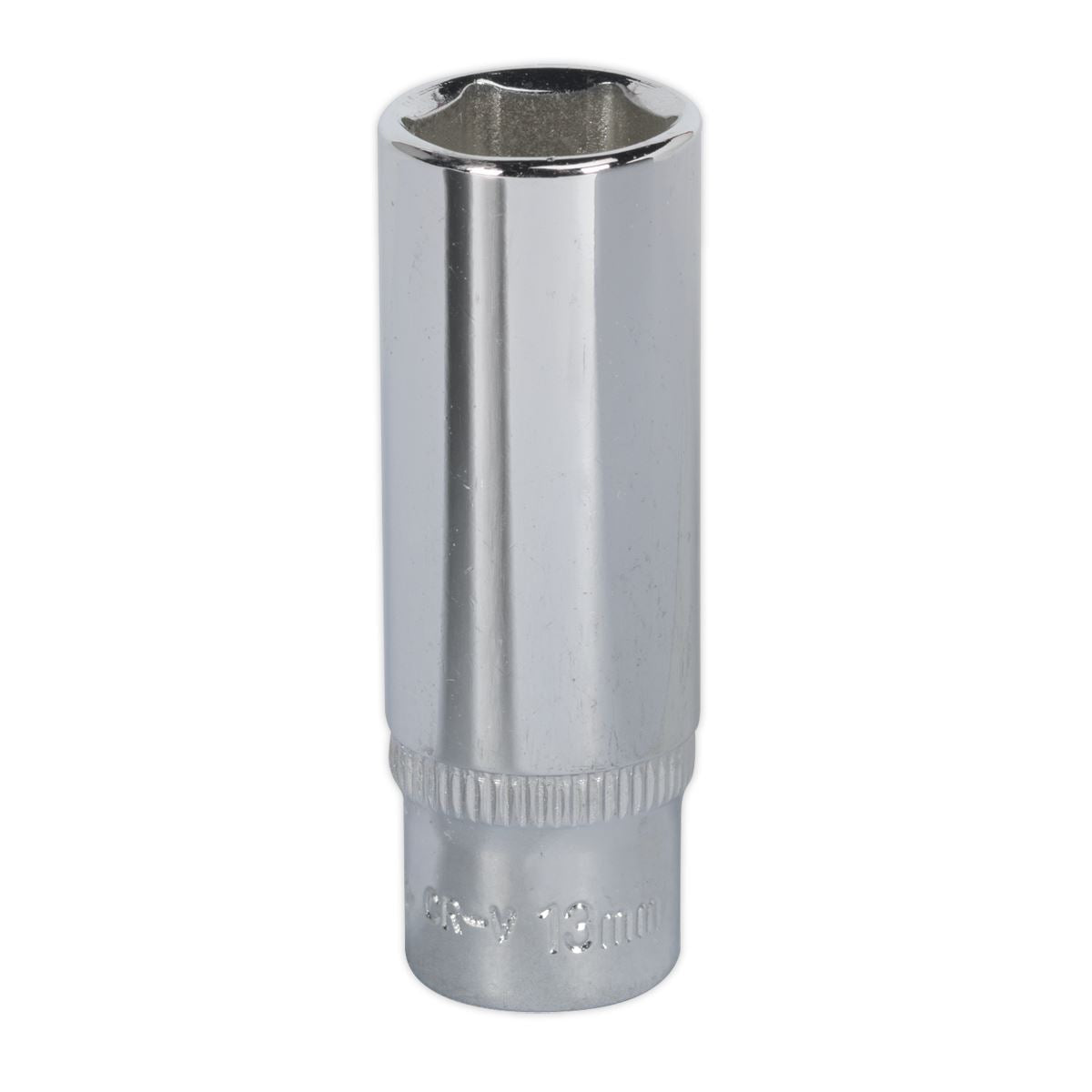 Sealey SP1413D WallDrive® Socket 13mm Deep 1/4"Sq Drive Fully Polished Sealey