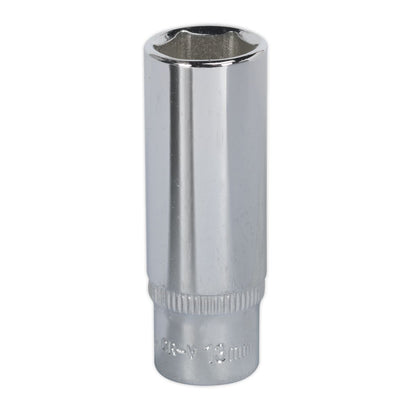Sealey SP1413D WallDrive® Socket 13mm Deep 1/4"Sq Drive Fully Polished Sealey