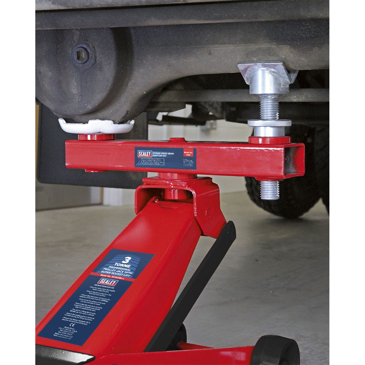 Sealey X137 Cross Beam 4x4 Adaptor 3 Tonne Sealey