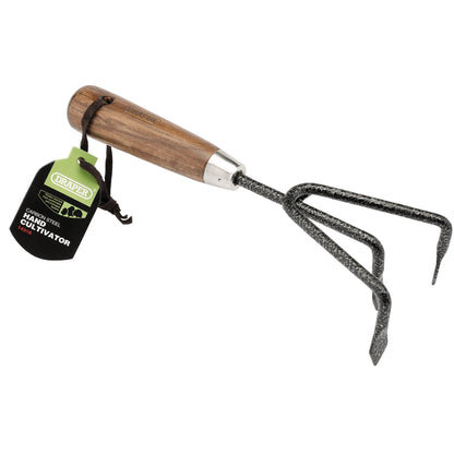 Draper 14316 Carbon Steel Heavy Duty Hand Cultivator with Ash Handle Draper