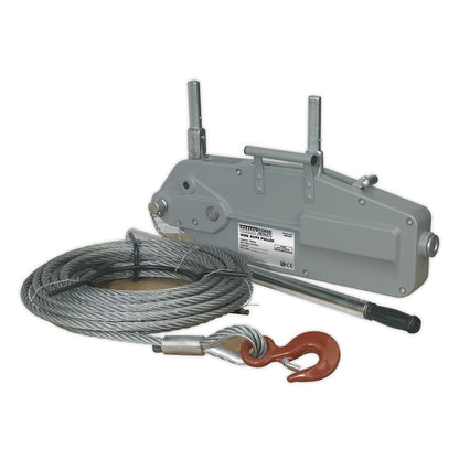 Sealey WRP3200 Wire Rope Puller 3200kg Max Line Force Sealey