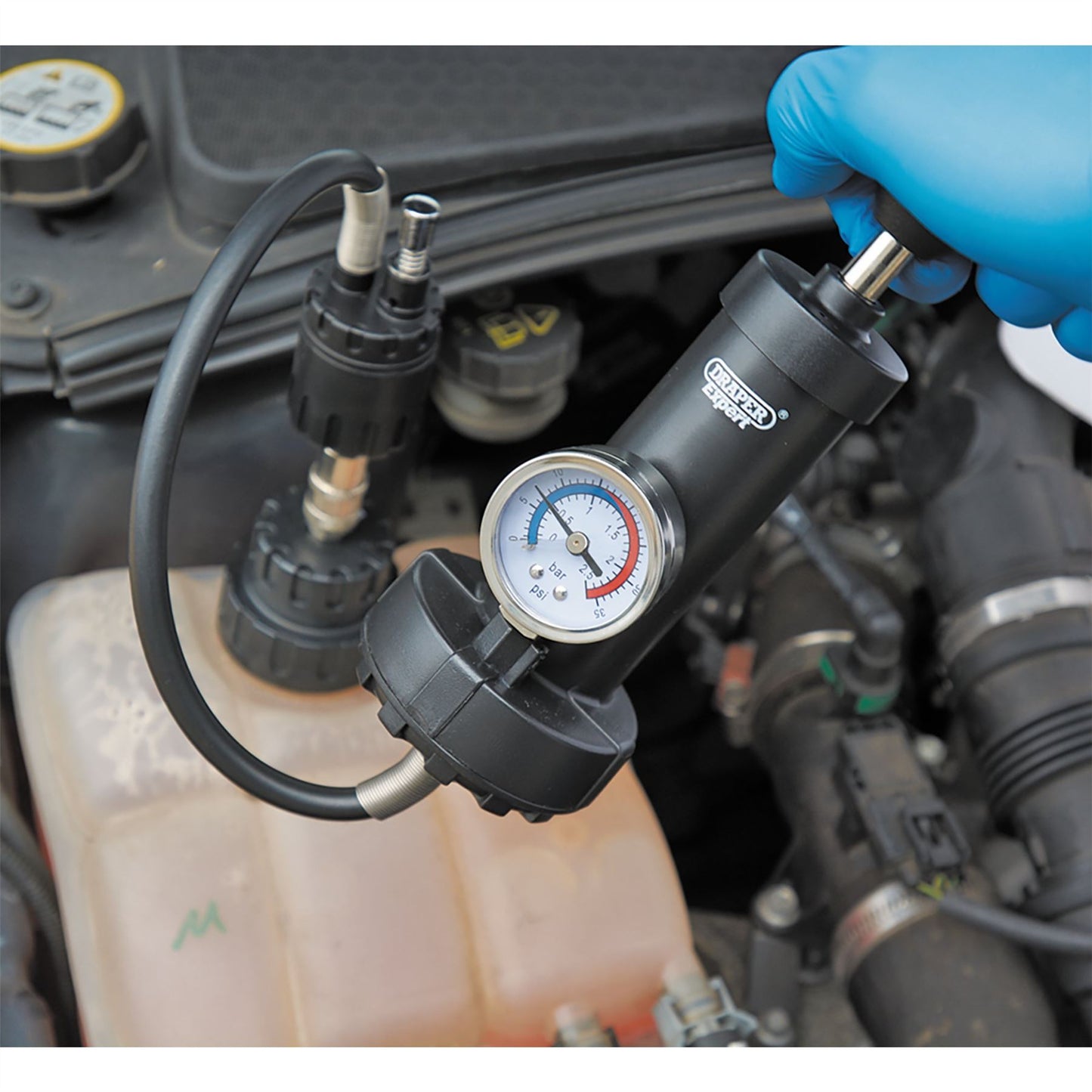 Draper 14455 Cooling System Pressure Test Kit 22 Piece Draper