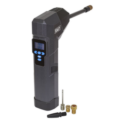 Sealey CTI120 Compact Rechargeable Tyre Inflator & Power Bank with Worklight Sealey