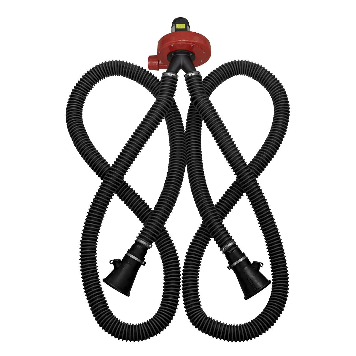 Sealey EFS102 Exhaust Fume Extraction System 230V - 370W - Twin Duct Sealey