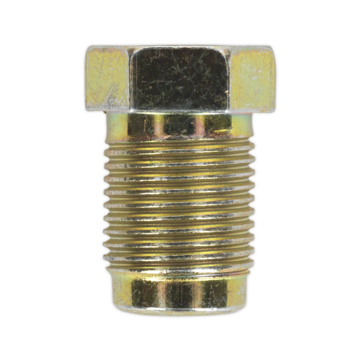 Sealey BN12100PT Brake Pipe Nut M12 x 1mm Part Thread Male Pack of 25 Sealey