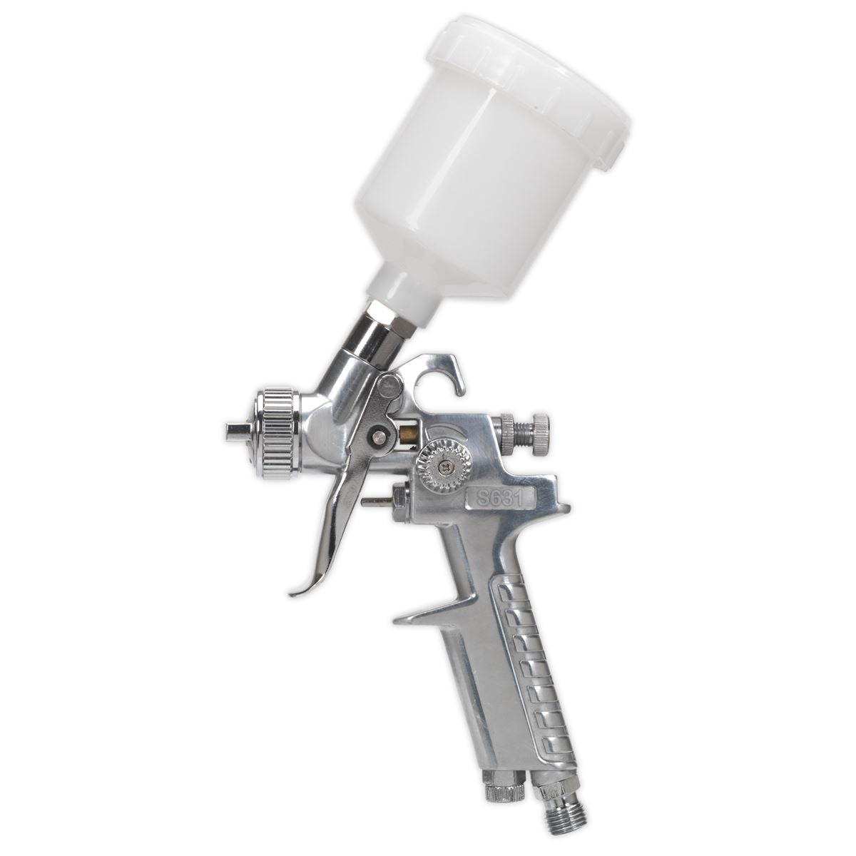Sealey S631 Spray Gun Touch-Up Gravity Feed - 1mm Set-Up Sealey