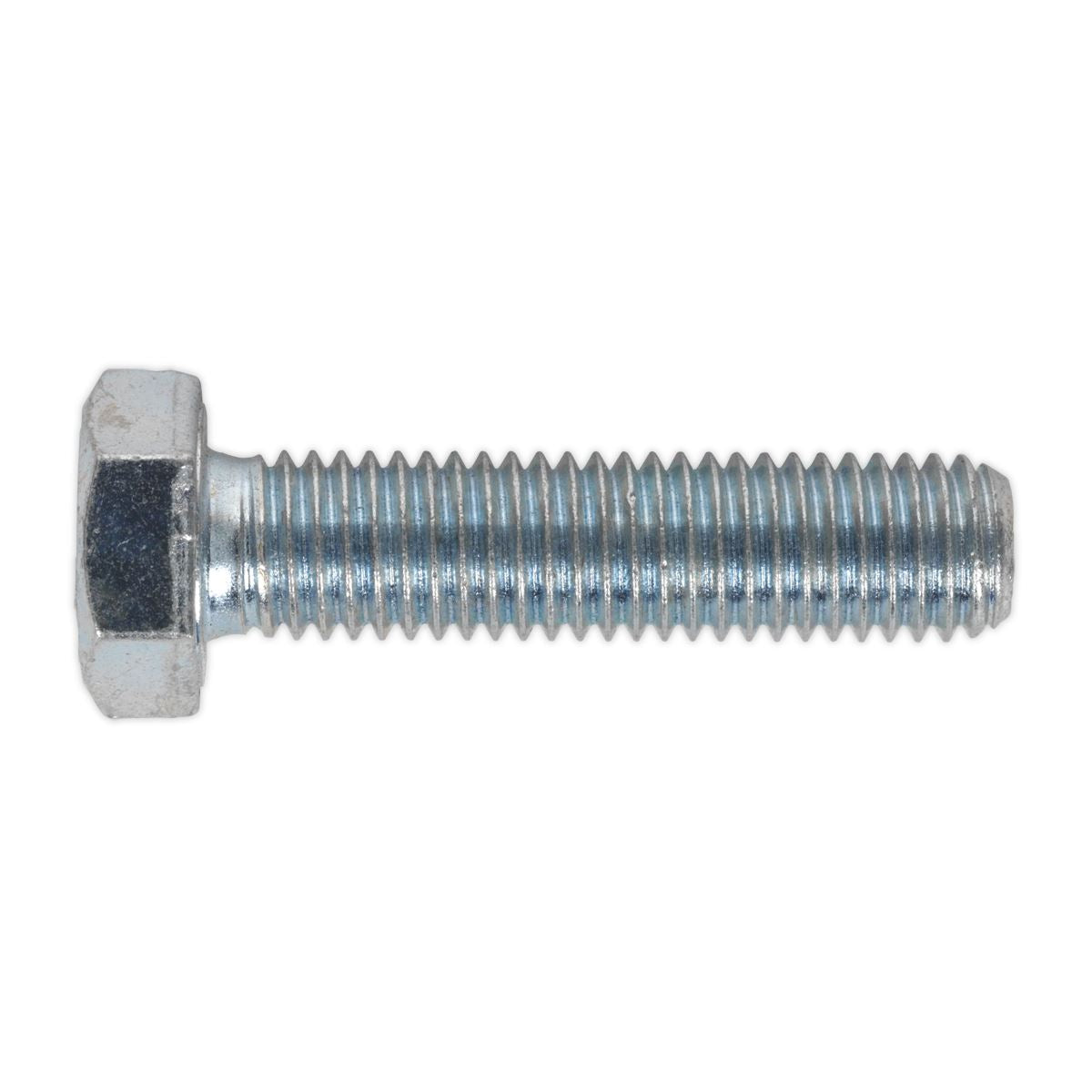 Sealey SS1250 HT Setscrew M12 x 50mm 8.8 Zinc Pack of 25 Sealey