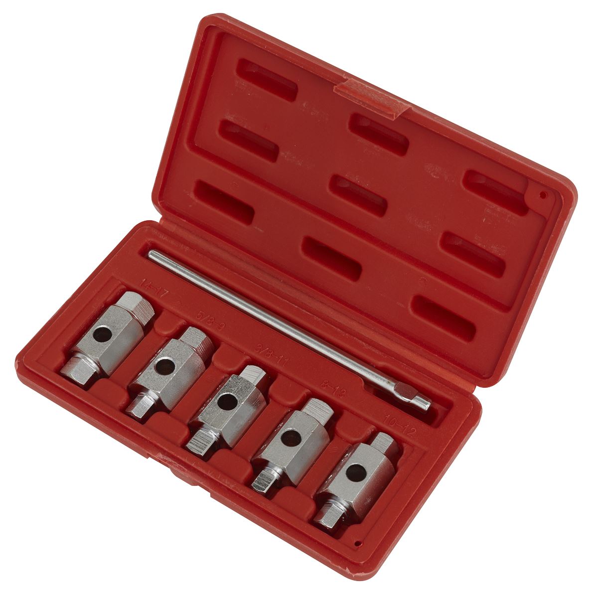 Sealey AK659 Drain Key Set 6pc Double End Sealey